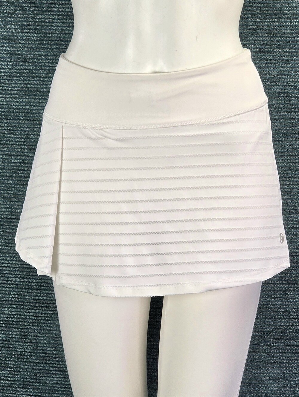 Lija Skapri White With Opaque Horizontal Stripes - Picture 4 of 16